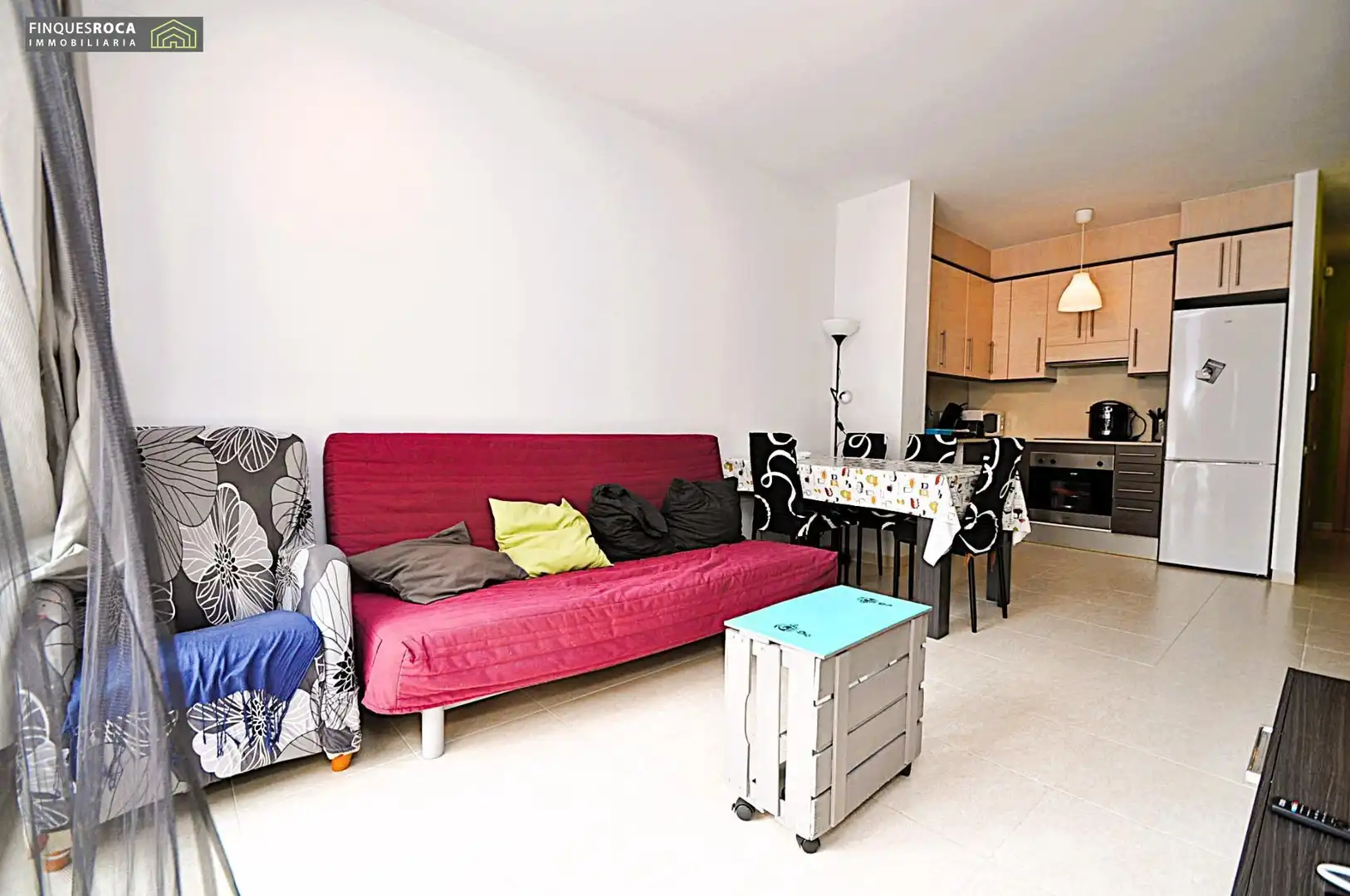 Sala de estar de Planta baja en venta en La Ràpita con Aire acondicionado, Terraza y Amueblado