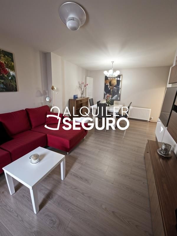 Sala d'estar de Pis de lloguer en Benidorm amb Calefacció, Terrassa i Moblat