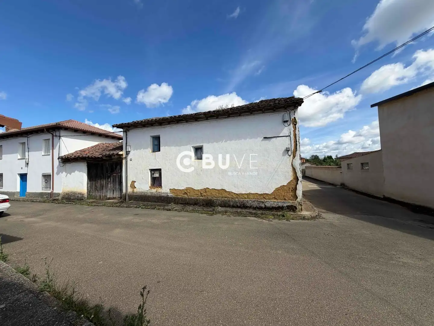 Vista exterior de Casa o chalet en venta en Almanza con Calefacción, Jardín privado y Trastero