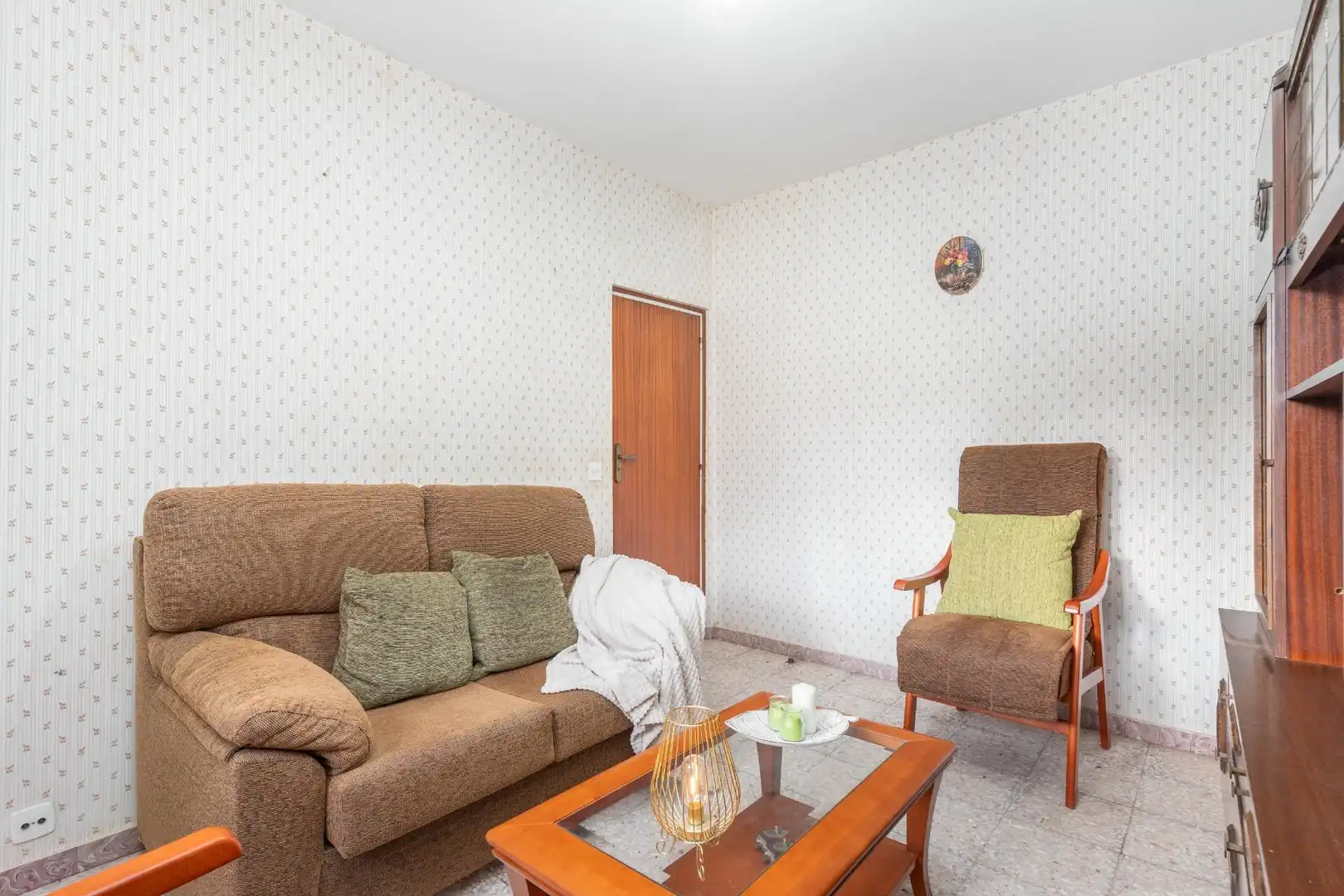 Living room of Houses for sale in Castrocontrigo  with Private garden, Terrace and Furnished