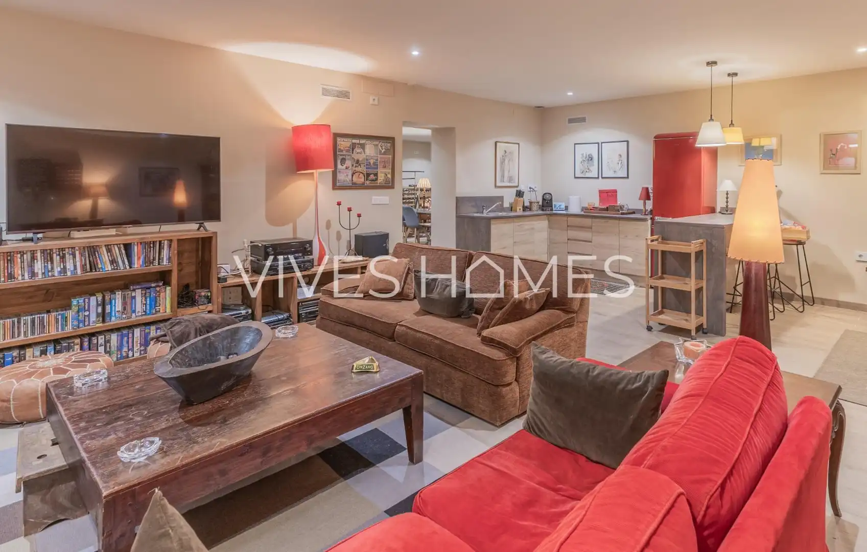 Sala de estar de Casa o chalet en venta en Sant Vicenç de Montalt con Aire acondicionado, Calefacción y Jardín privado