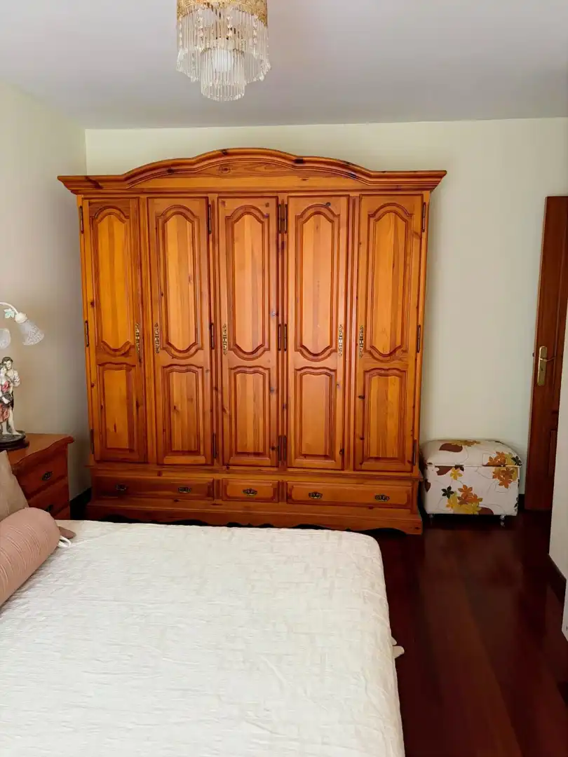Bedroom of Flat for rent in Cangas   with Furnished and Balcony