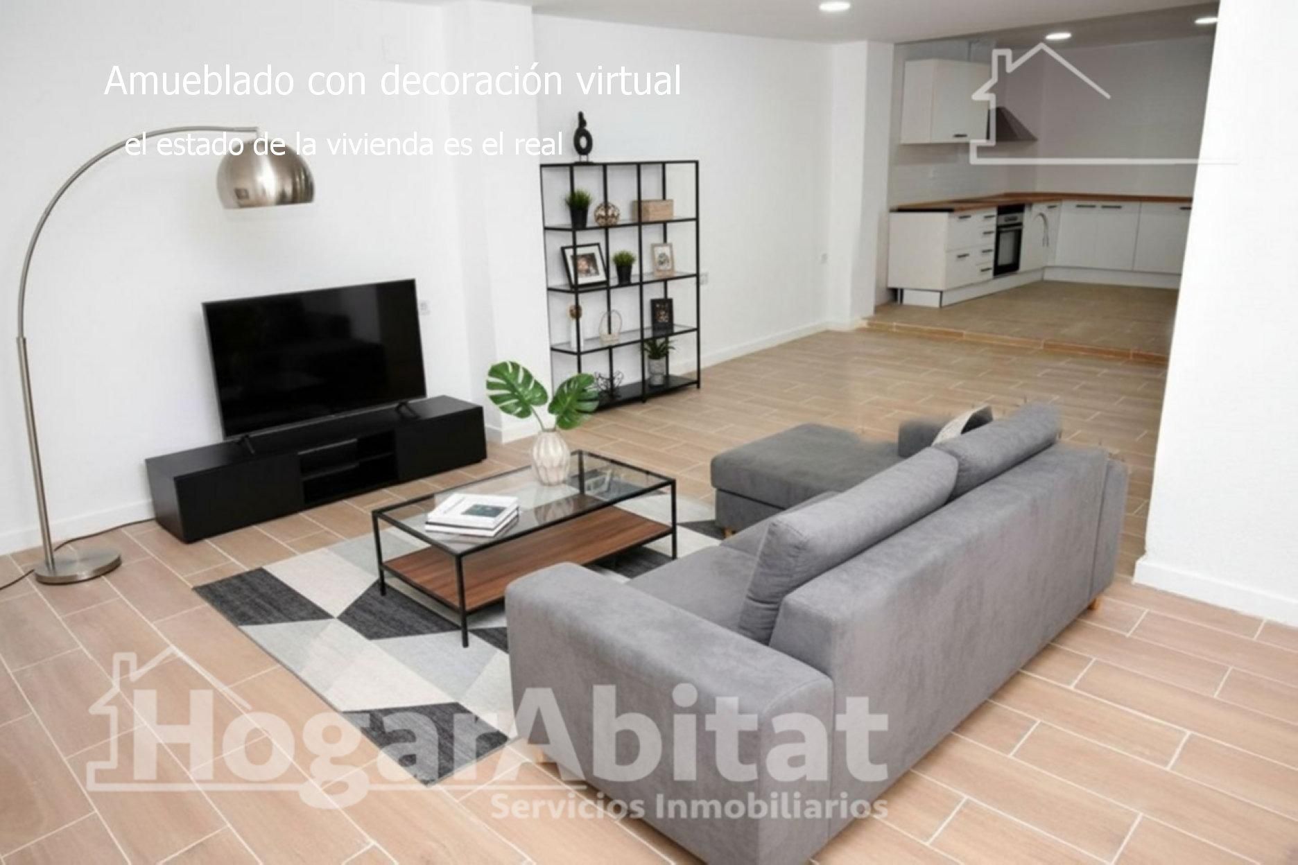 Living room of Flat for sale in Algemesí  with Air Conditioner and Balcony