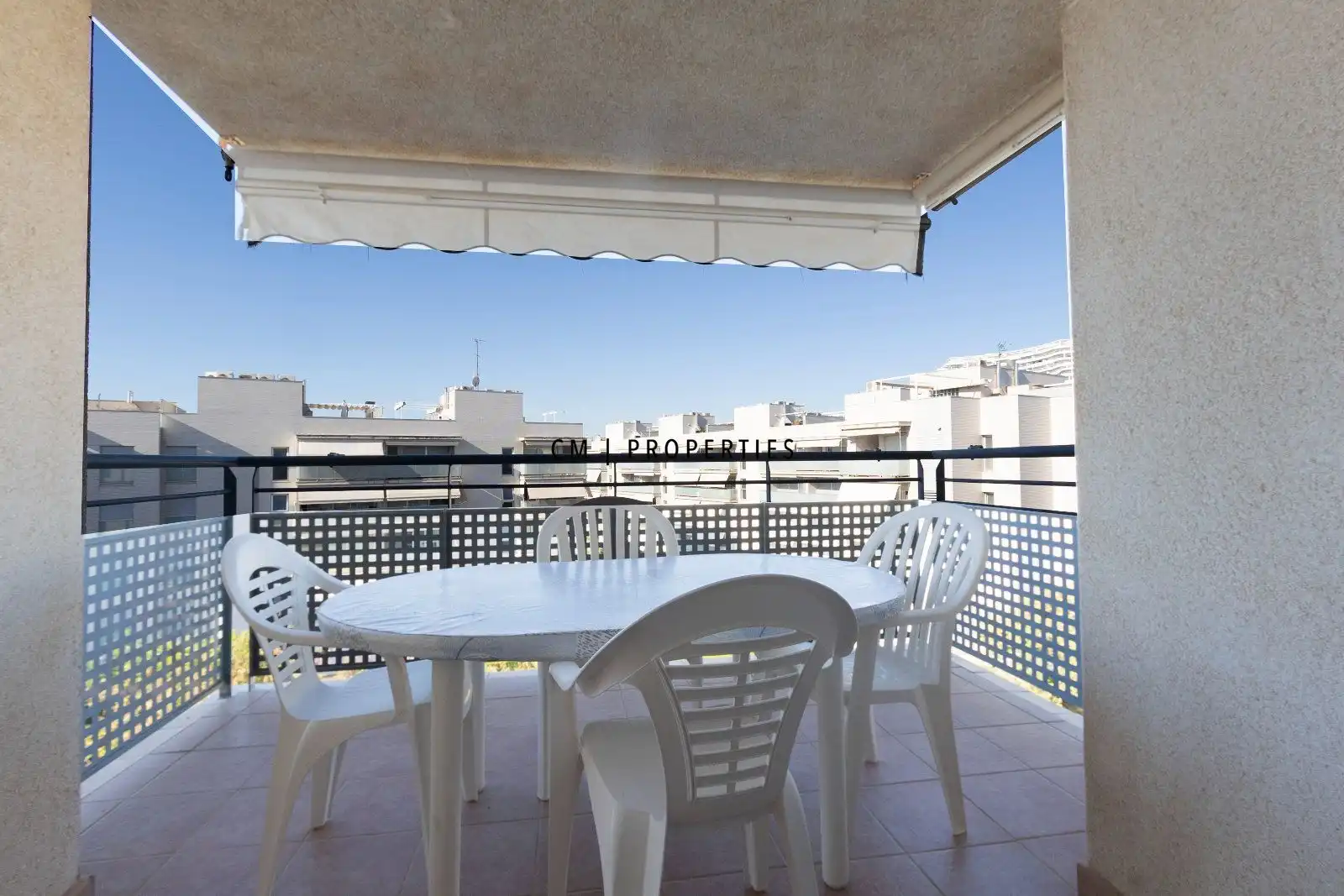 Terrasse von Dachboden zur Miete in Canet d'En Berenguer mit Klimaanlage, Heizung und Terrasse