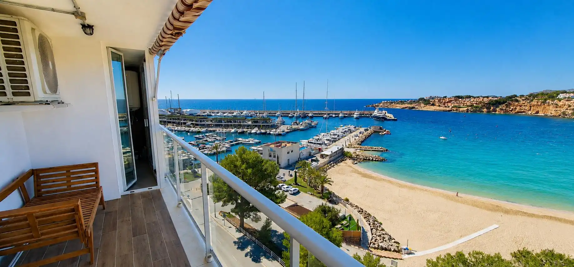 Balcony of Flat for sale in Calvià  with Air Conditioner, Terrace and Storage room