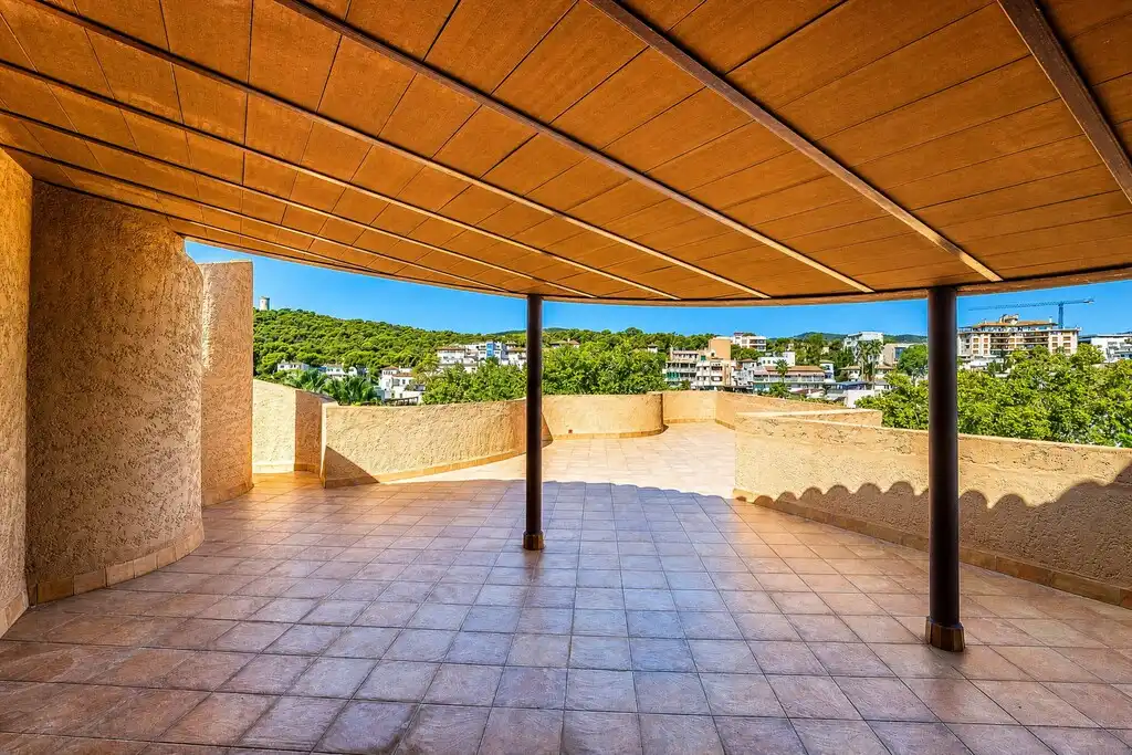 Terrace of Attic for rent in  Palma de Mallorca  with Air Conditioner, Heating and Terrace
