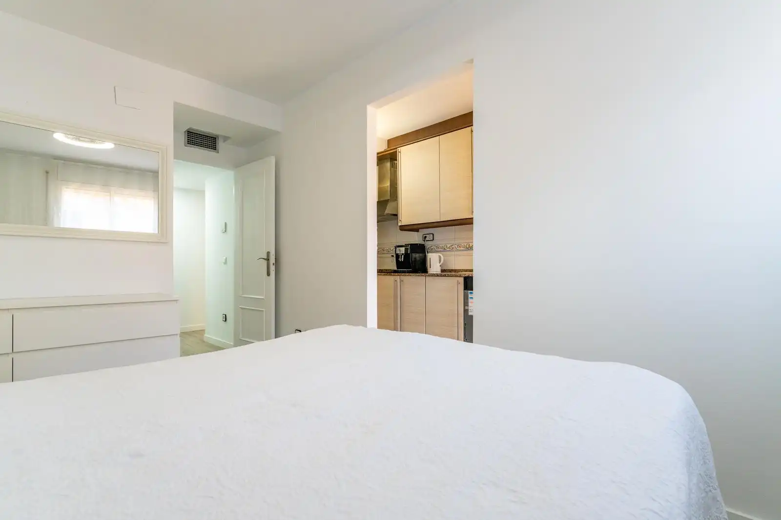 Schlafzimmer von Wohnung zum Verkauf in Reus mit Klimaanlage, Heizung und Parkett