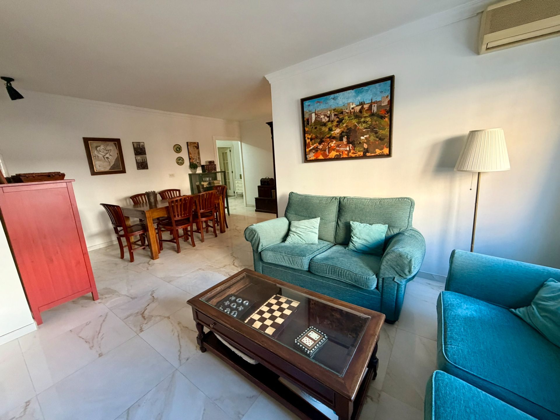 Living room of Flat for sale in  Granada Capital  with Air Conditioner, Heating and Terrace