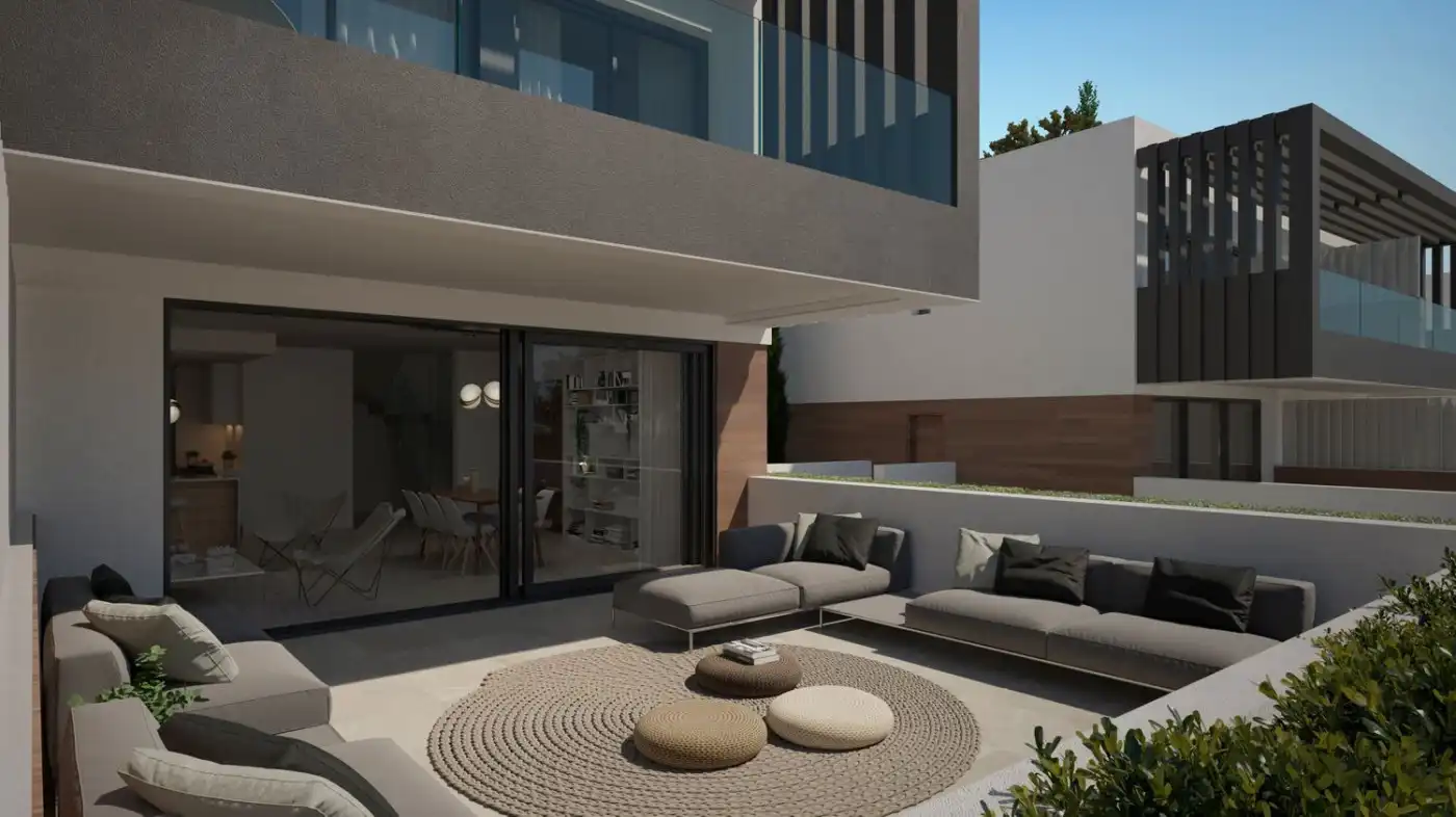 Terraza de Casa adosada en venta en Estepona con Aire acondicionado, Calefacción y Terraza