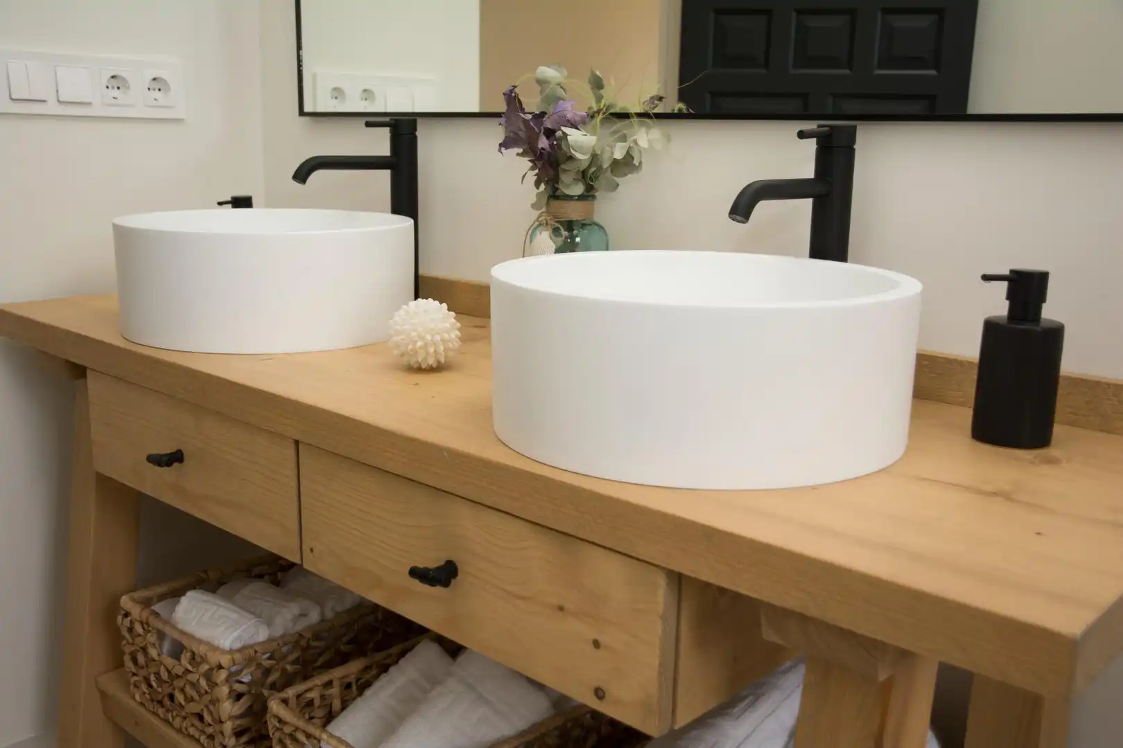 Badezimmer von Haus oder Chalet zur Miete in Pedreguer mit Klimaanlage, Heizung und Privatgarten