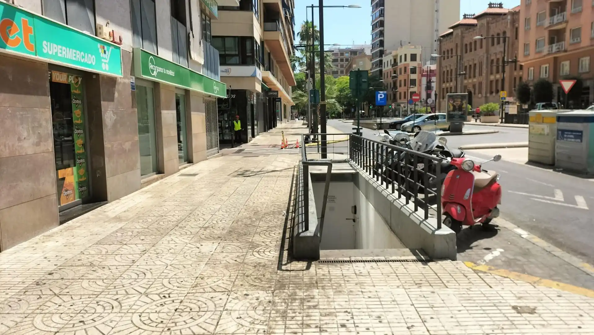 Vista exterior de Garatge en venda en Centro