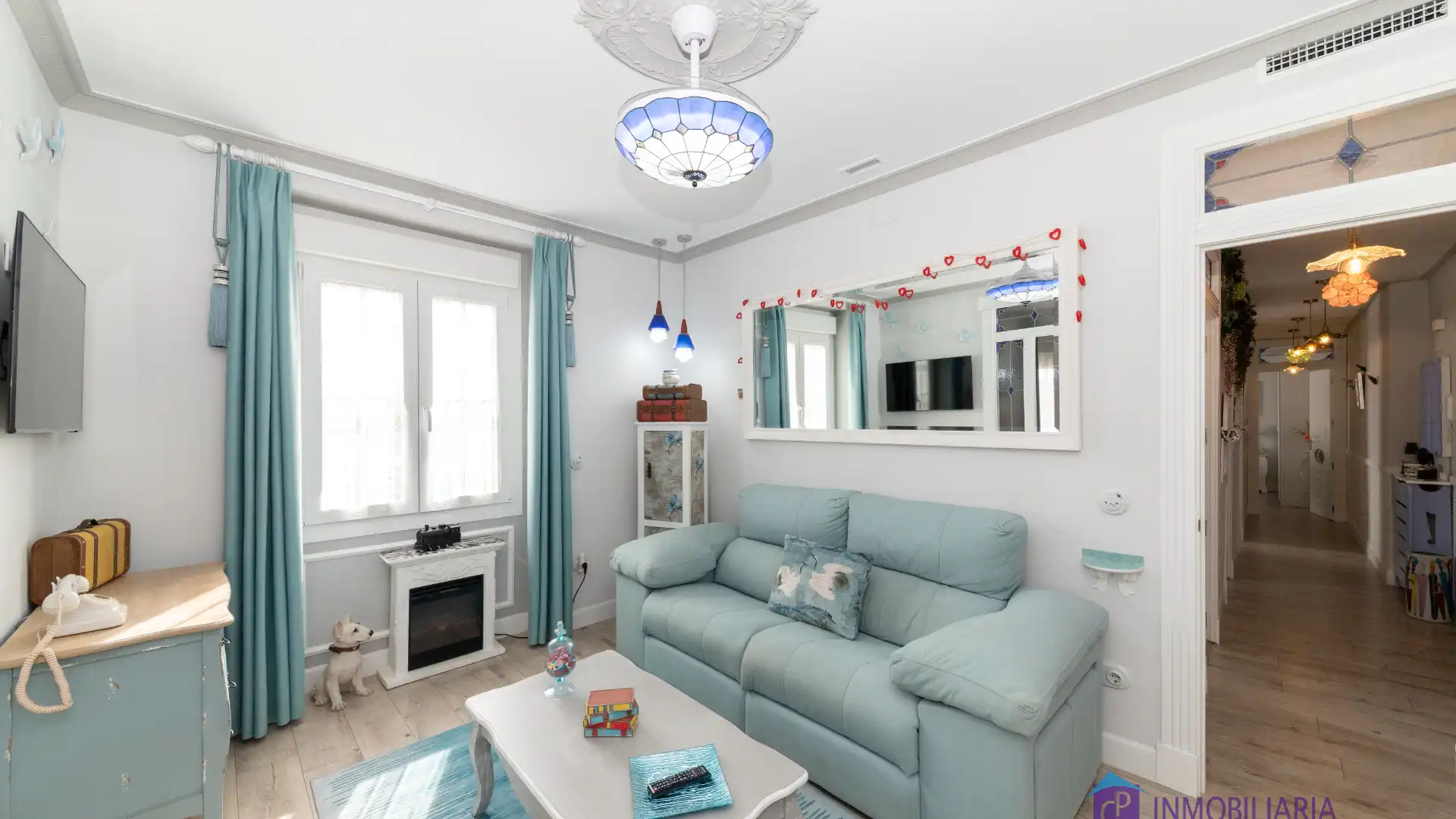 Sala de estar de Piso en venta en  Zaragoza Capital con Aire acondicionado, Calefacción y Horno