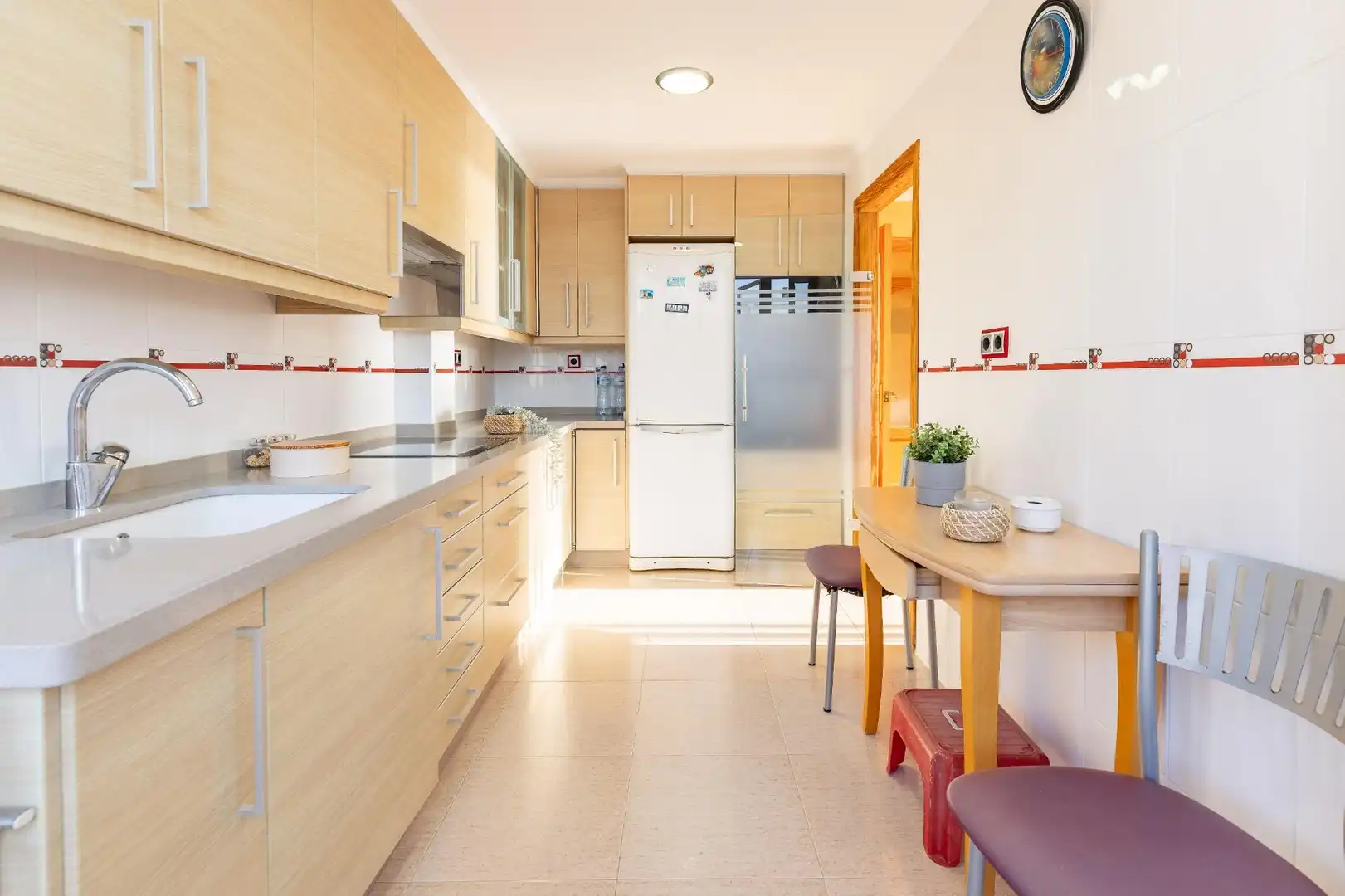 Cocina de Ático en venta en Tavernes de la Valldigna con Terraza, Trastero y Amueblado