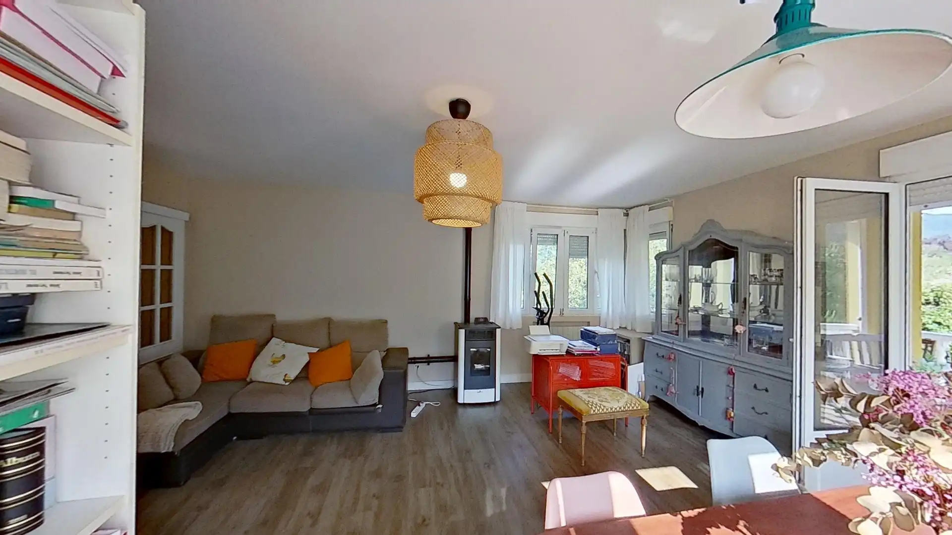 Sala de estar de Casa o chalet en venta en Gijón  con Calefacción, Jardín privado y Parquet