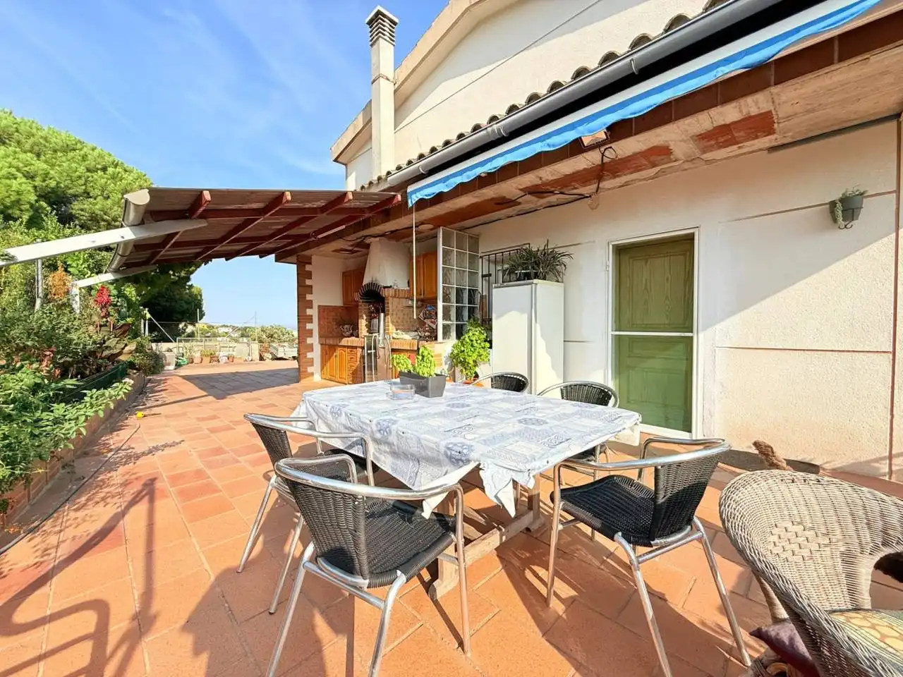 Terraza de Casa o chalet en venta en Riells i Viabrea con Aire acondicionado, Jardín privado y Terraza