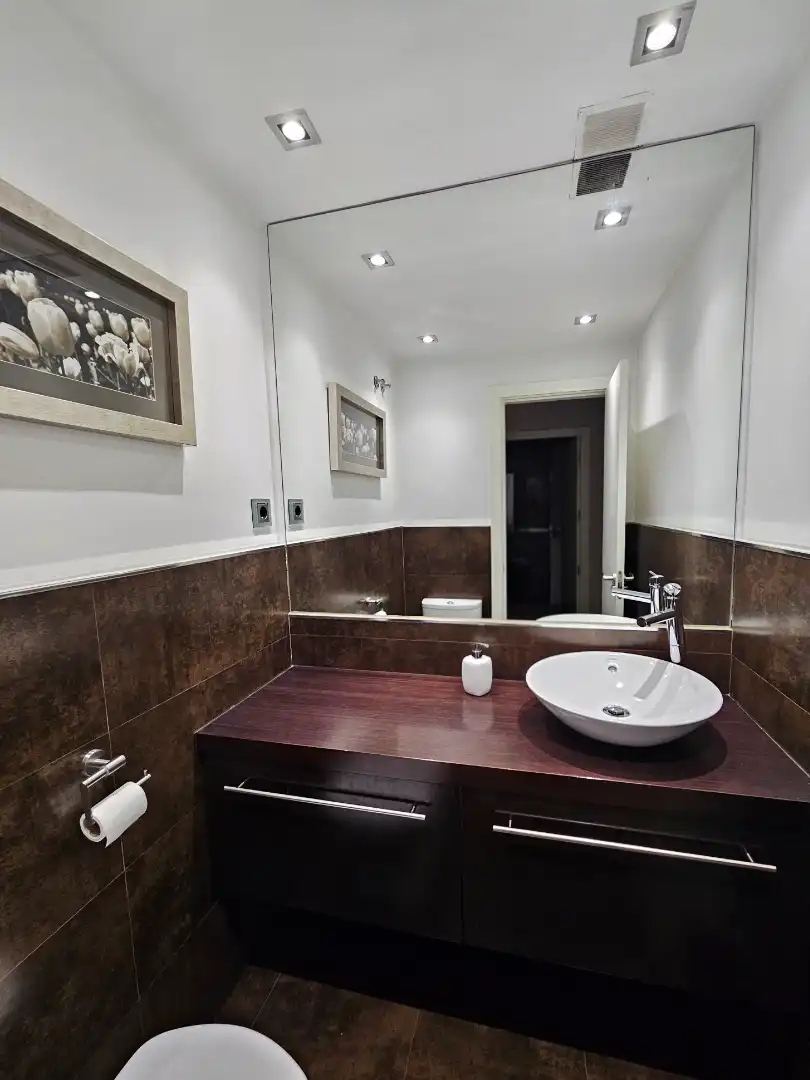 Bathroom of Houses for sale in Alpedrete  with Heating, Private garden and Terrace