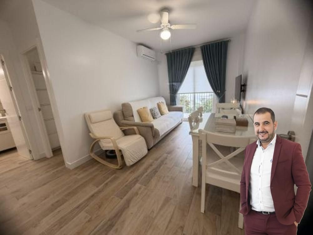 Living room of Flat for sale in Chipiona  with Air Conditioner, Terrace and Alarm