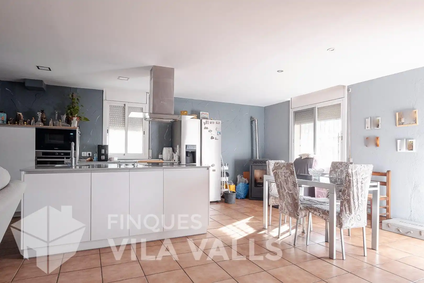 Cocina de Casa o chalet en venta en Bigues i Riells del Fai con Calefacción, Jardín privado y Terraza