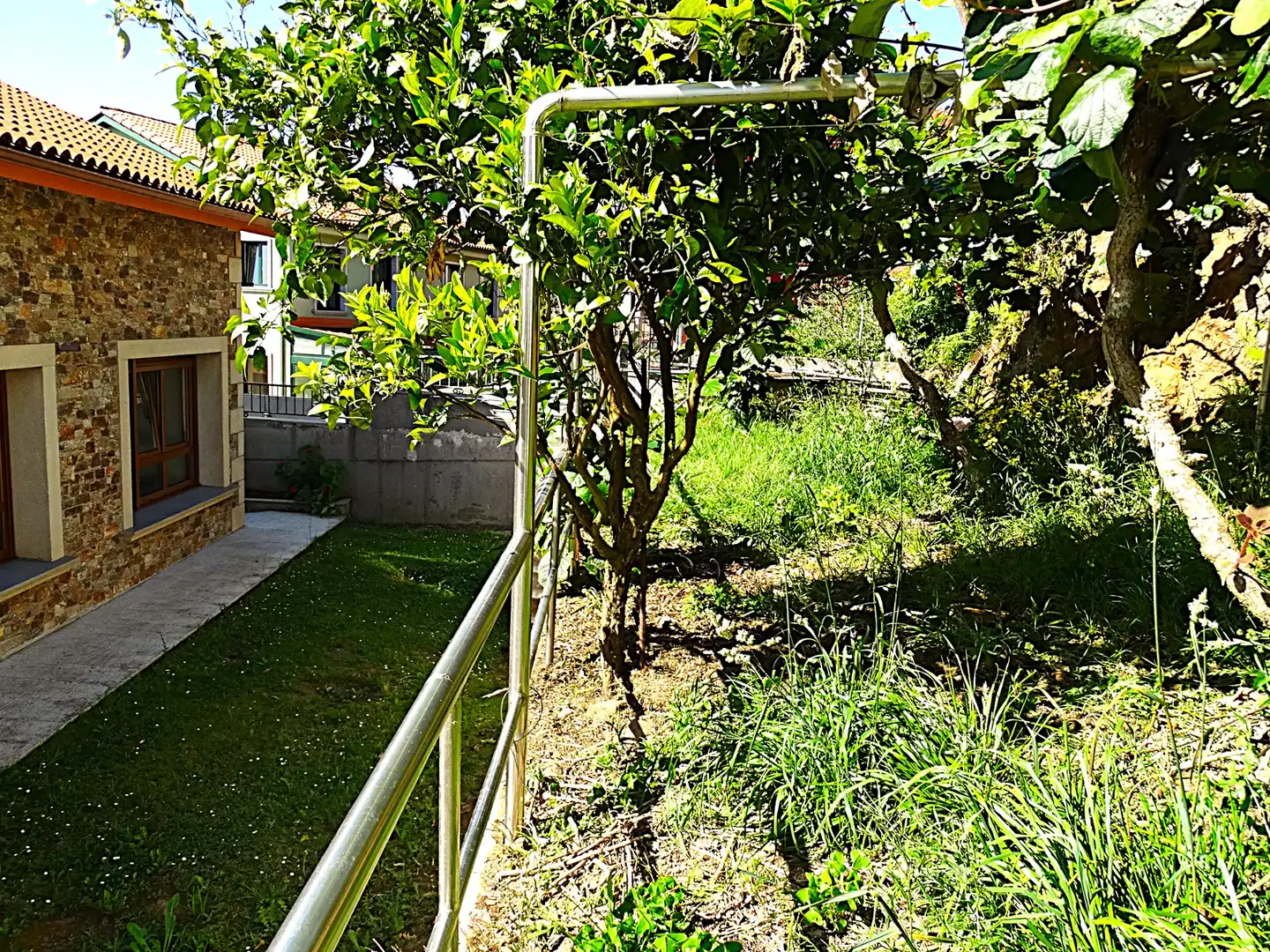 Jardí de Casa o xalet en venda en Miño amb Calefacció, Parquet i Terrassa