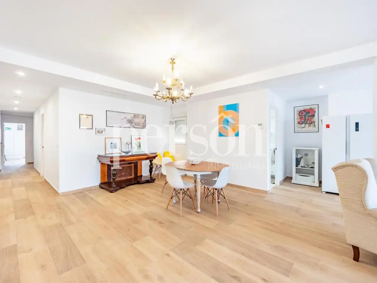 Esszimmer von Wohnung zur Miete in Valencia mit Klimaanlage, Terrasse und Möbliert