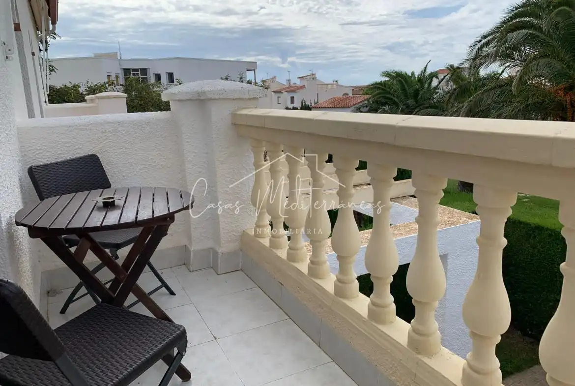 Terraza de Casa adosada de alquiler en Vandellòs i l'Hospitalet de l'Infant con Jardín privado, Terraza y Amueblado