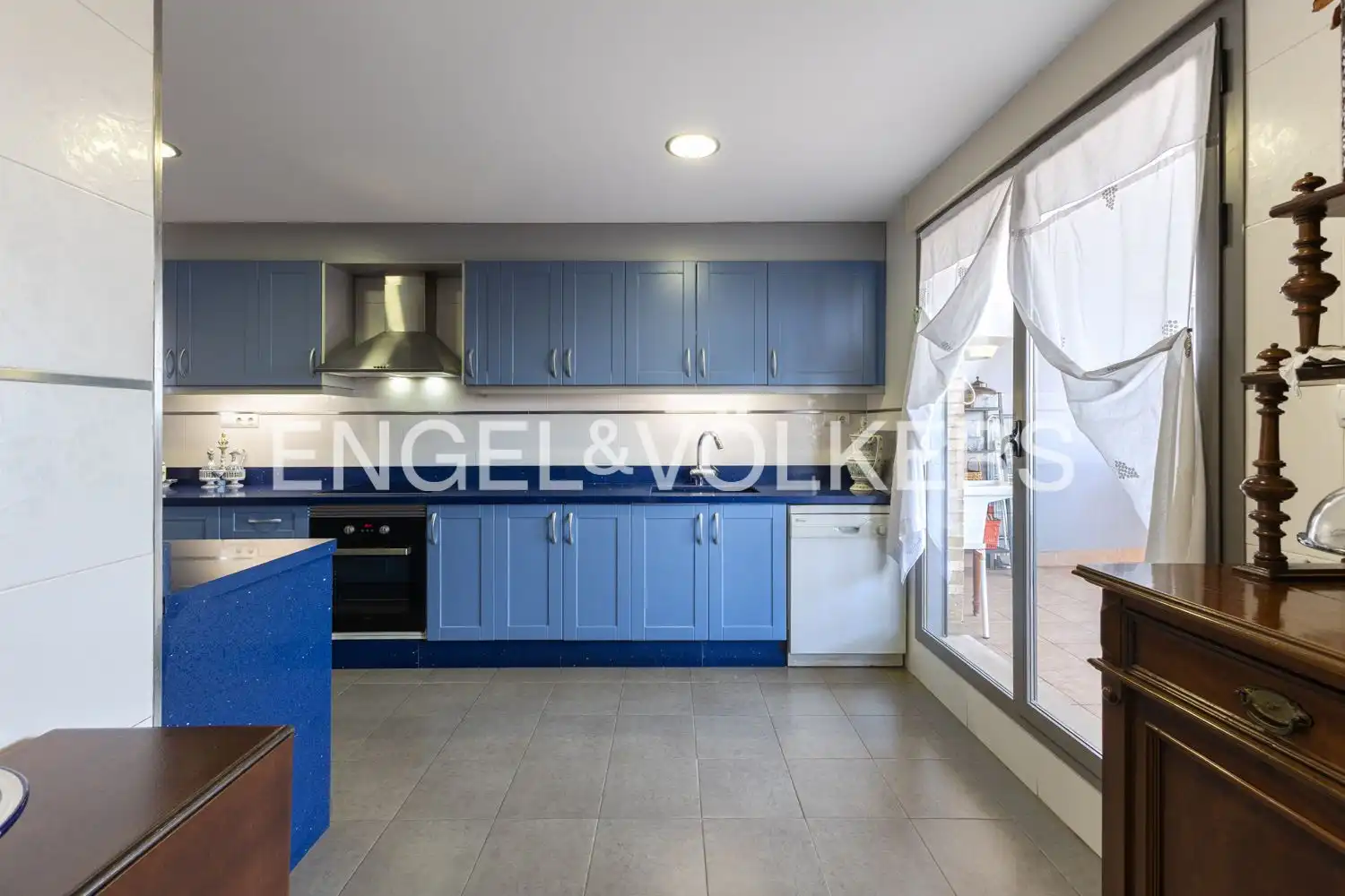 Cocina de Ático en venta en Valencia con Aire acondicionado, Calefacción y Jardín privado