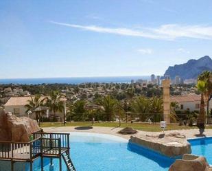 Swimming pool of Flat for sale in Calpe / Calp
