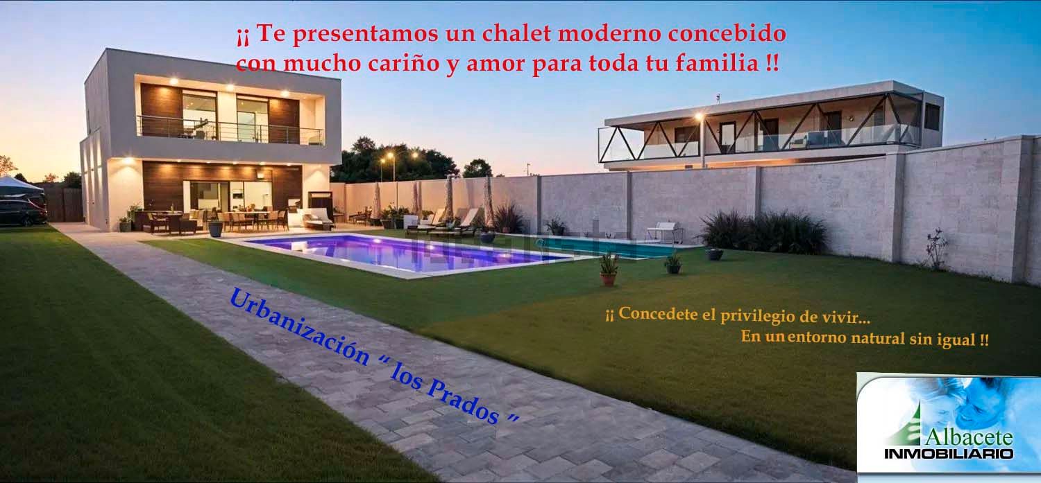 Garden of Houses for sale in  Albacete Capital  with Air Conditioner, Private garden and Parquet flooring