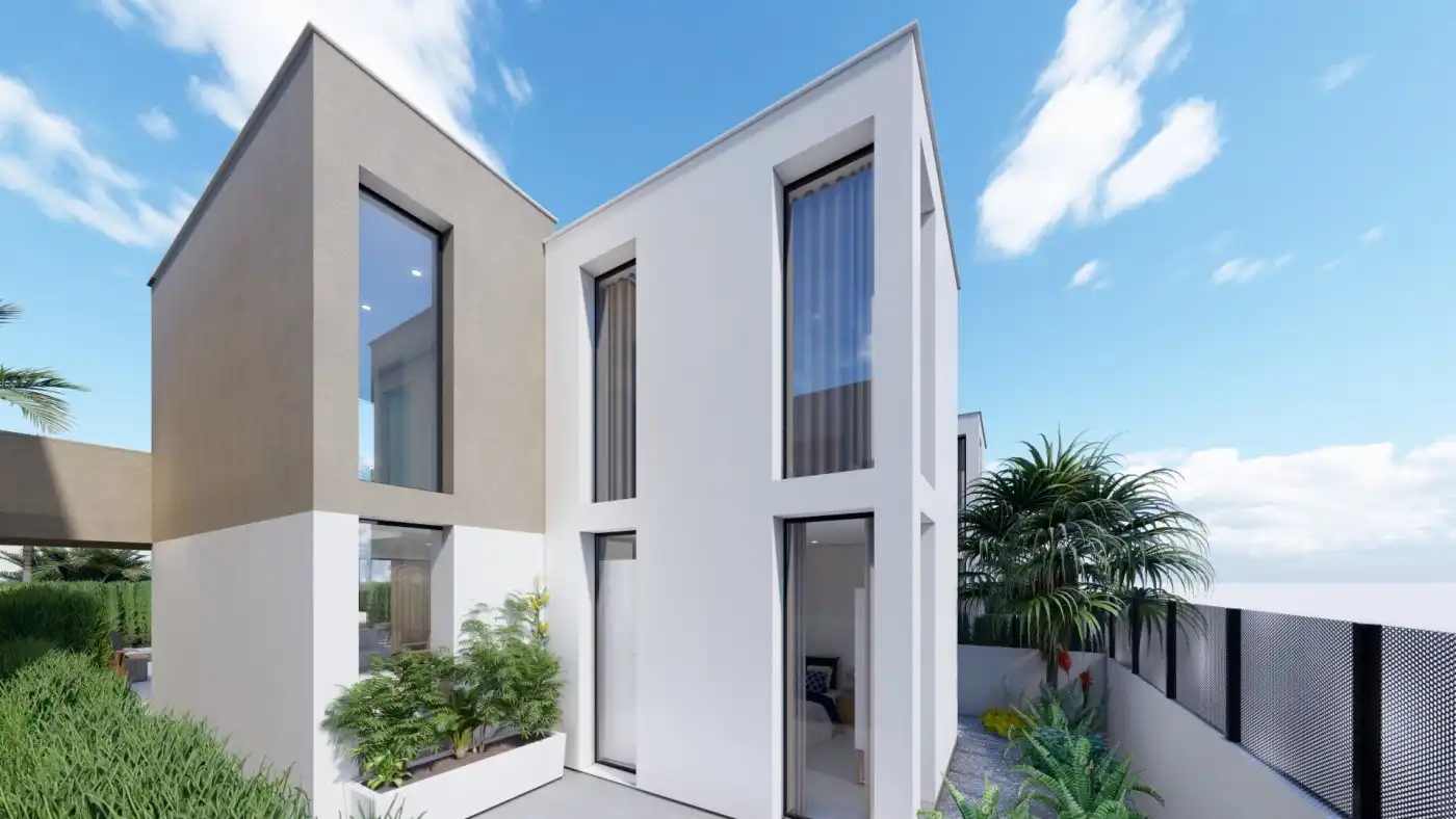 Vista exterior de Casa o xalet en venda en Cartagena amb Aire condicionat, Jardí privat i Terrassa
