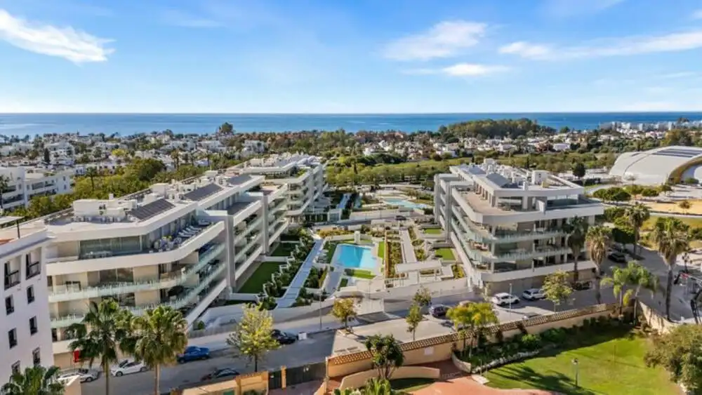 Exterior view of Apartments for rent in Marbella  with Air Conditioner, Terrace and Storage room