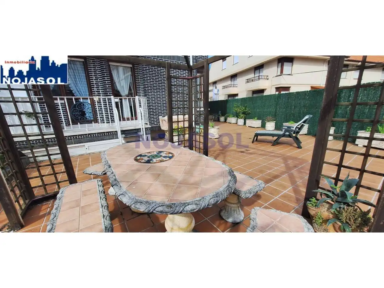 Terrassa de Apartament de lloguer en Noja amb Calefacció, Jardí privat i Terrassa