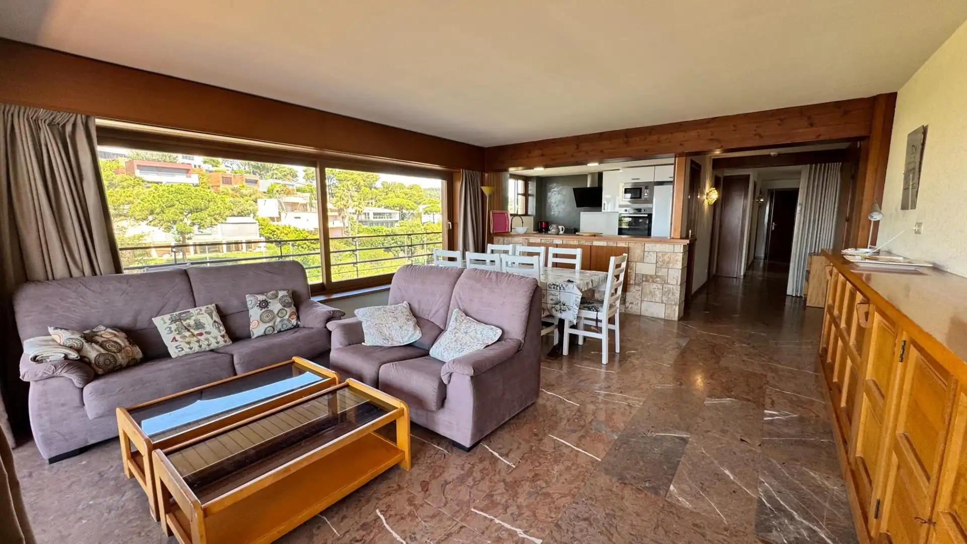 Sala de estar de Piso en venta en Calonge i Sant Antoni con Jardín privado, Terraza y Trastero
