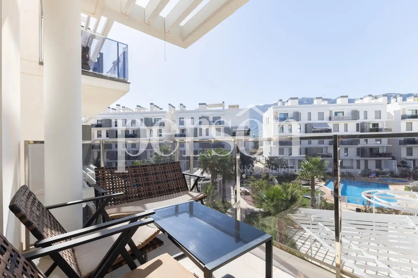 Terrace of Flat for rent in Dénia  with Air Conditioner, Terrace and Storage room