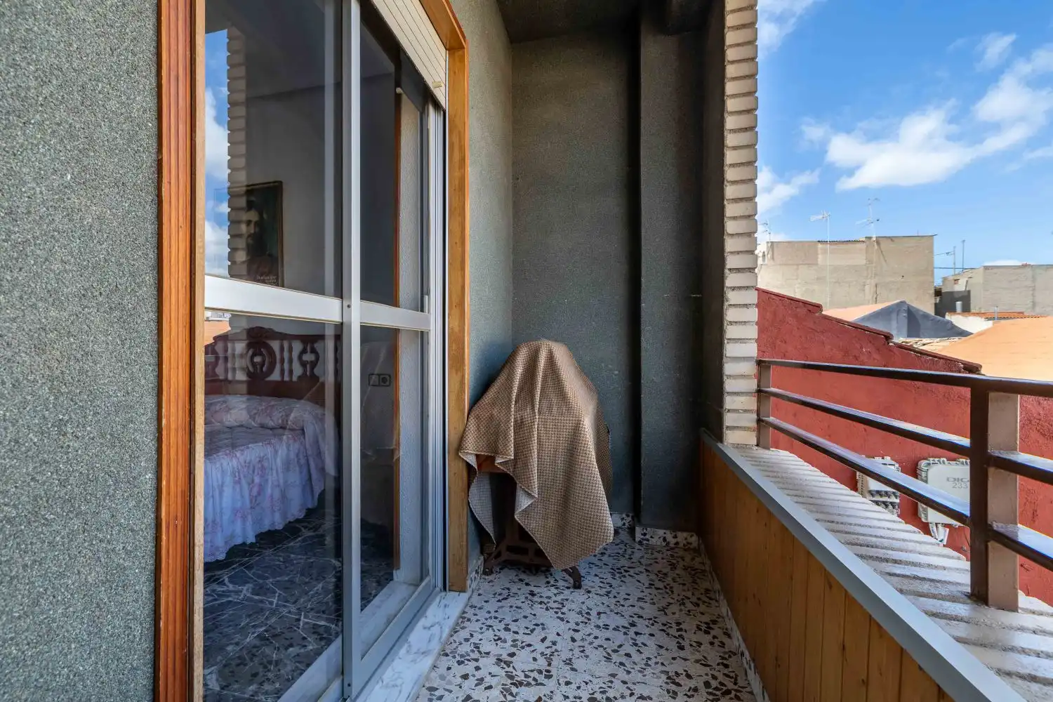 Terrasse von Wohnung zum Verkauf in Murcia mit Klimaanlage, Terrasse und Abstellraum