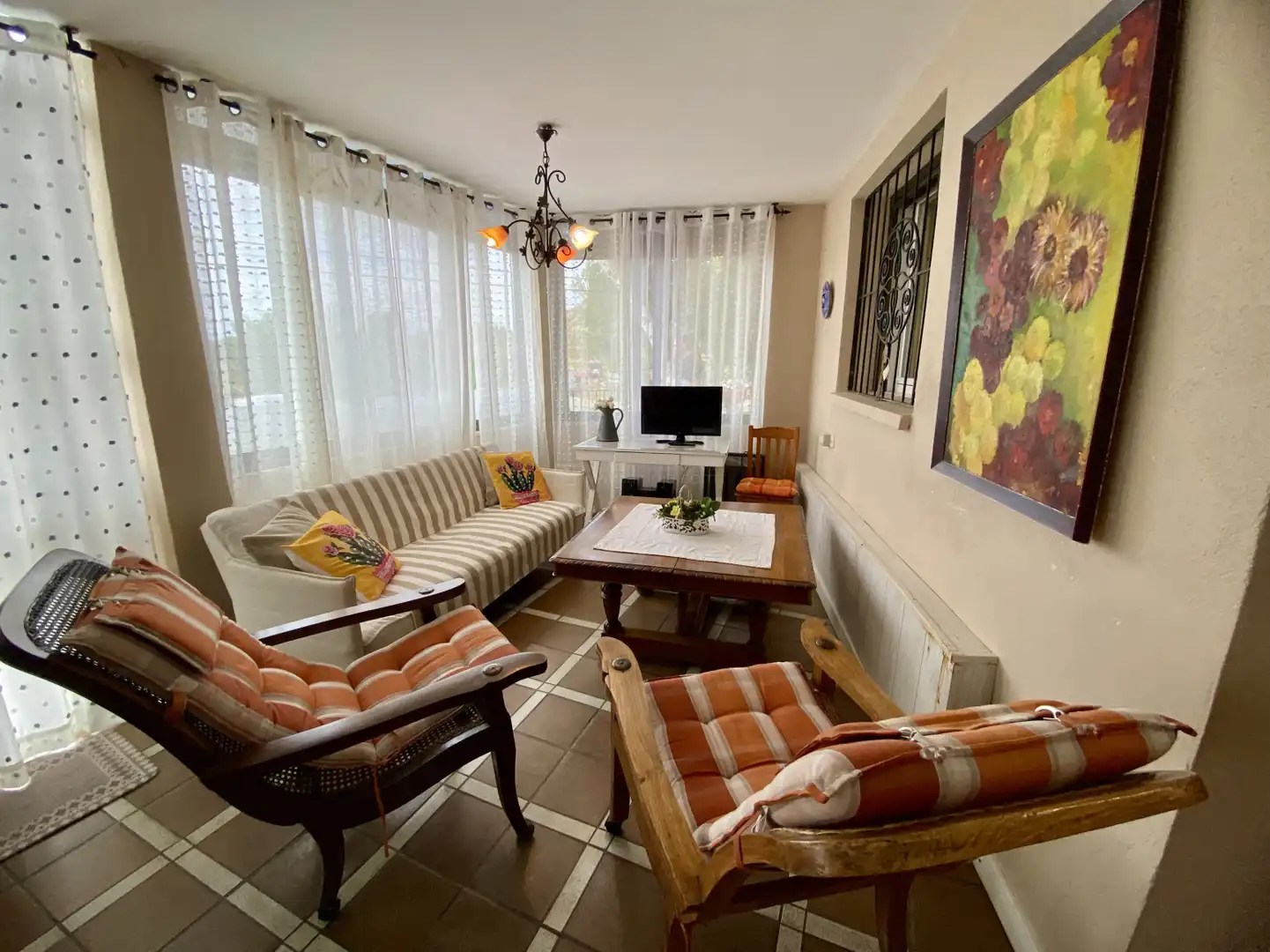 Sala de estar de Casa o chalet en venta en Lanciego / Lantziego con Calefacción, Jardín privado y Parquet