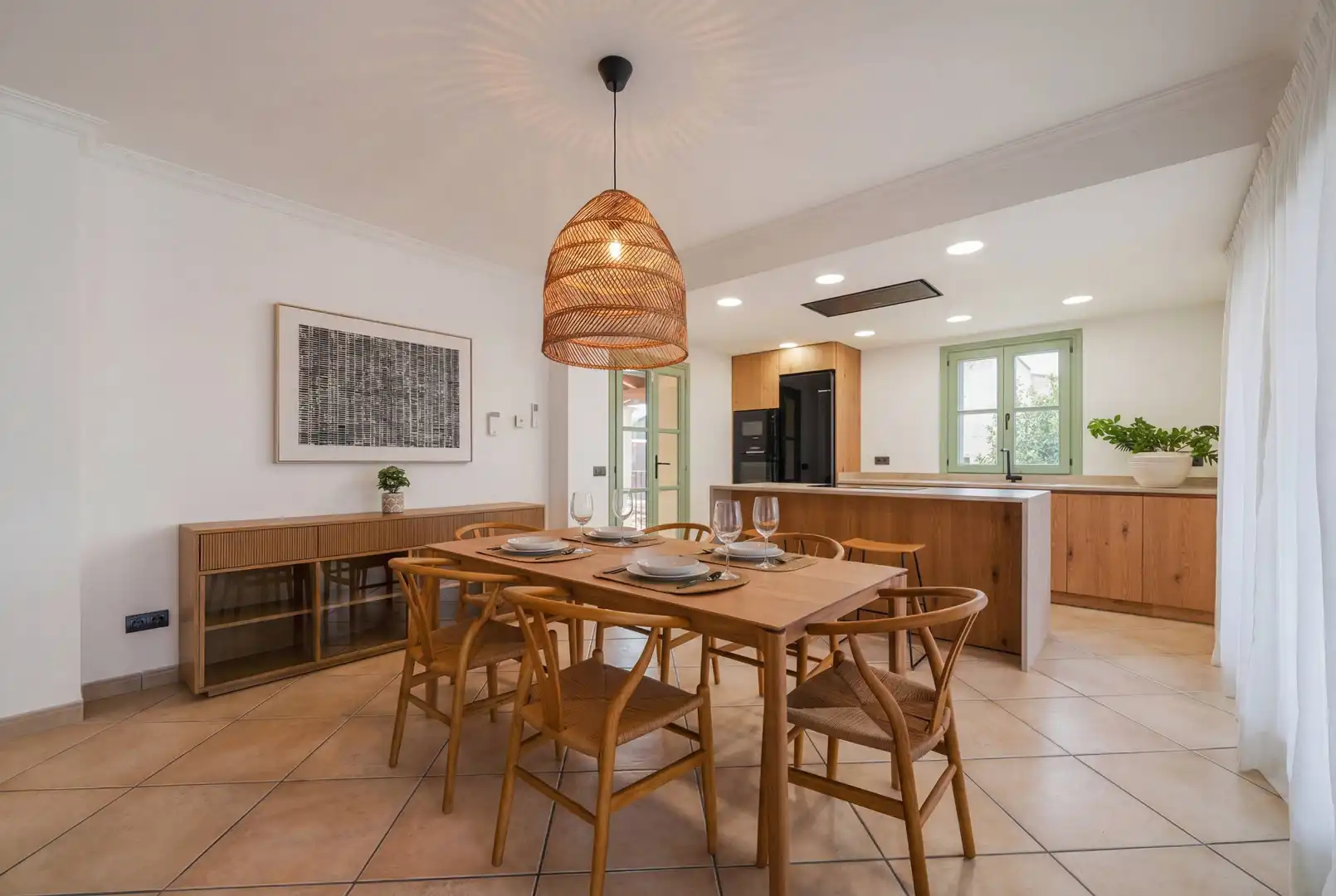 Dining room of Houses for sale in Sineu  with Air Conditioner, Heating and Private garden