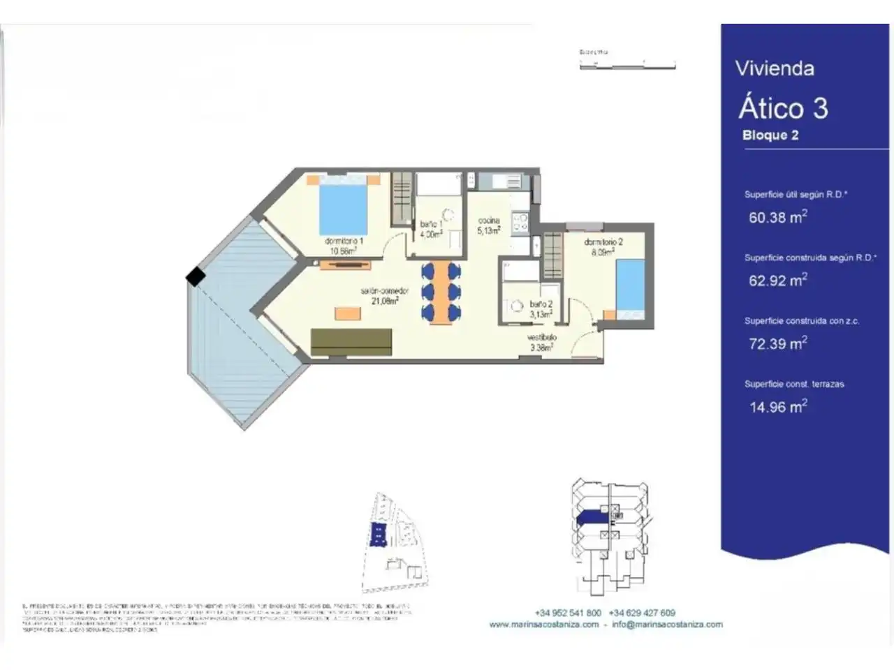 Penthouse with terrace for sale in Calle italia, imagen 26