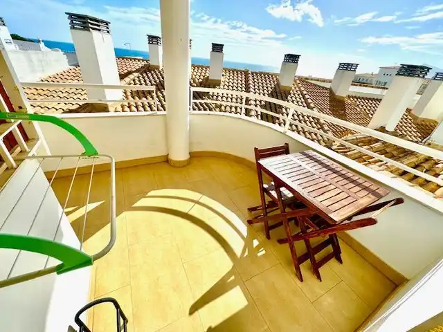 Terrasse von Dachboden zur Miete in Altea mit Klimaanlage, Terrasse und Möbliert