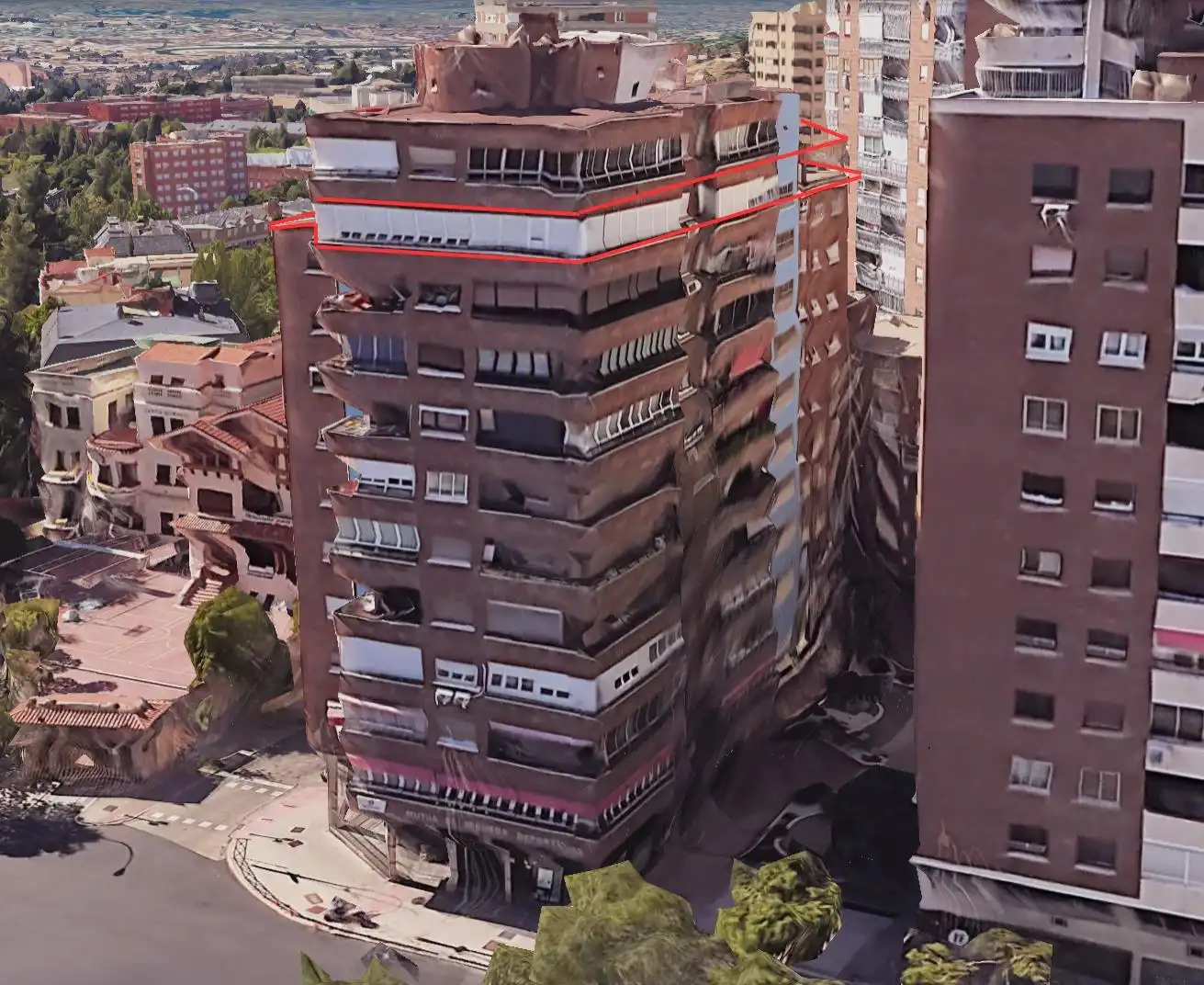 Vista exterior de Àtic en venda en Madrid amb Aire condicionat, Calefacció i Terrassa