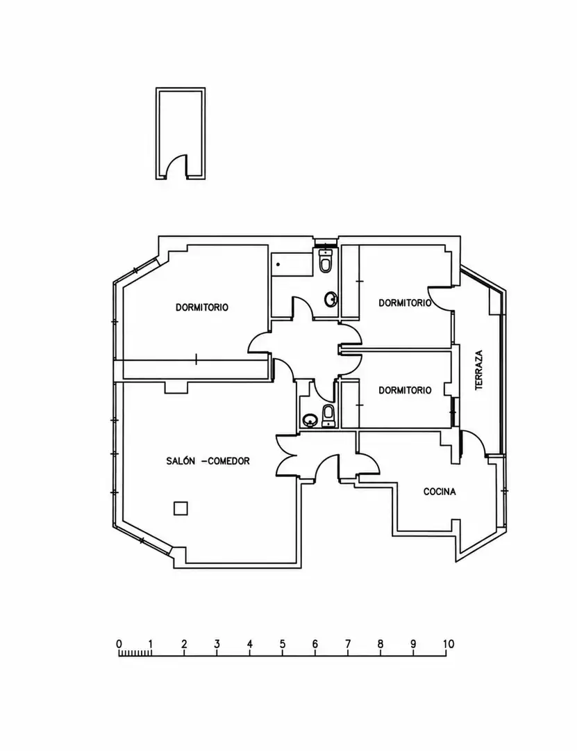 Flat for sale in Madrid  with Air Conditioner, Parquet flooring and Storage room