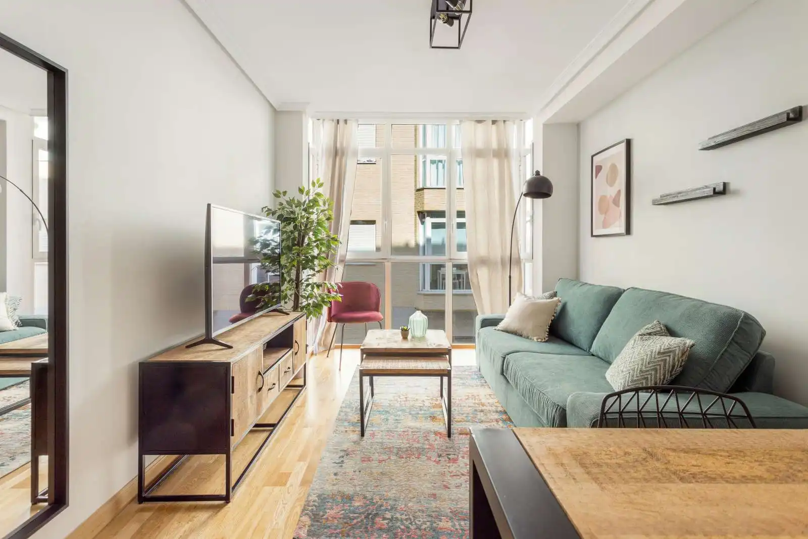 Sala d'estar de Apartament per a compartir en  Madrid Capital amb Aire condicionat, Calefacció i Terrassa