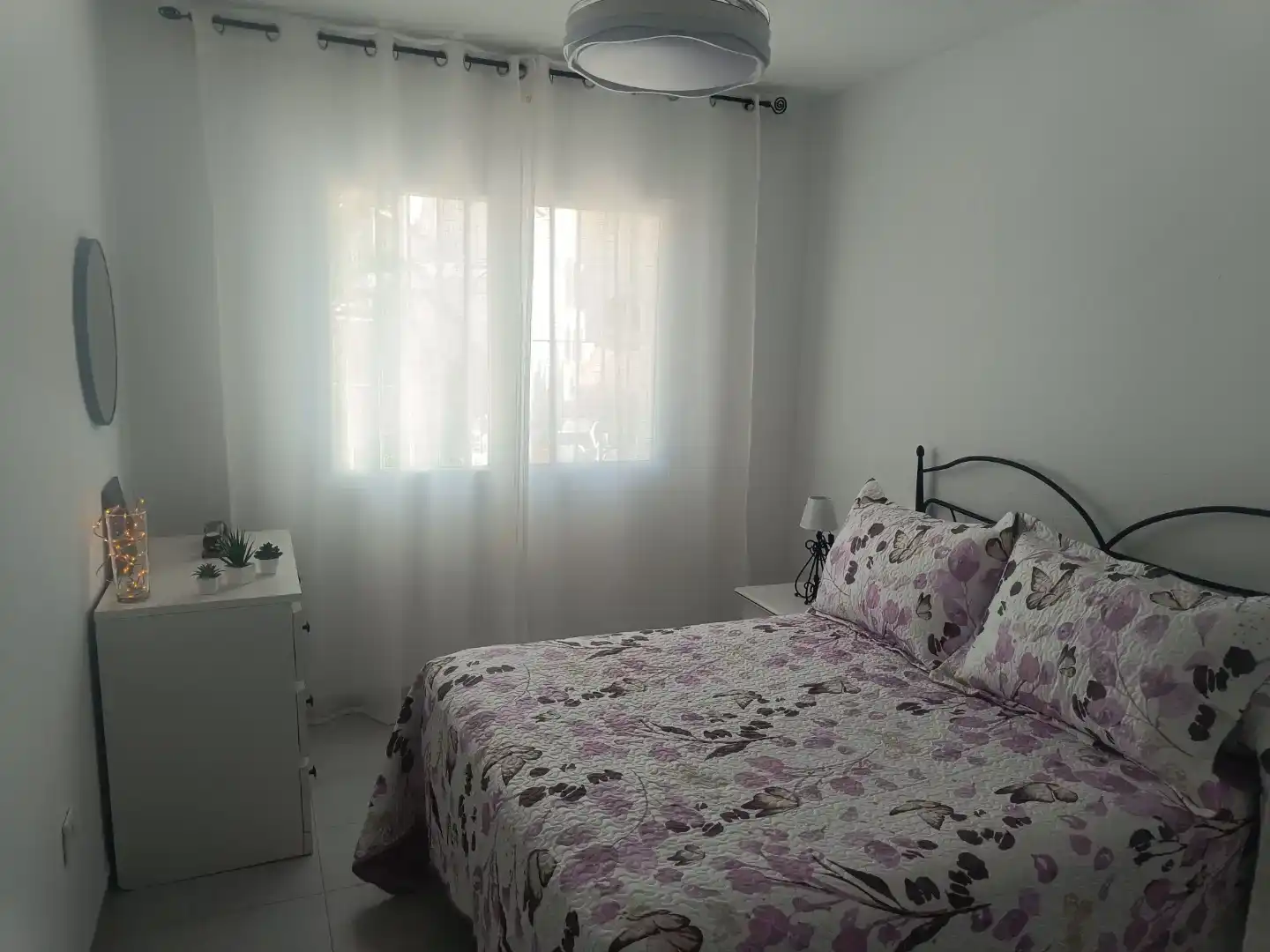 Schlafzimmer von Wohnungen zur Miete in Mojácar mit Klimaanlage, Schwimmbad und Möbliert