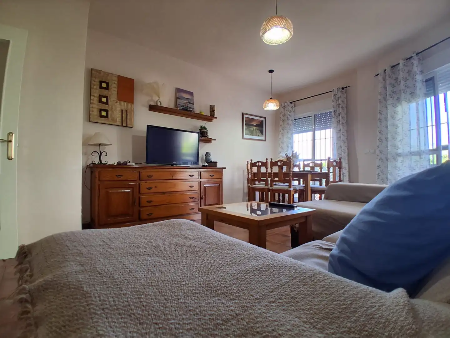 Sala de estar de Piso en venta en Chipiona
