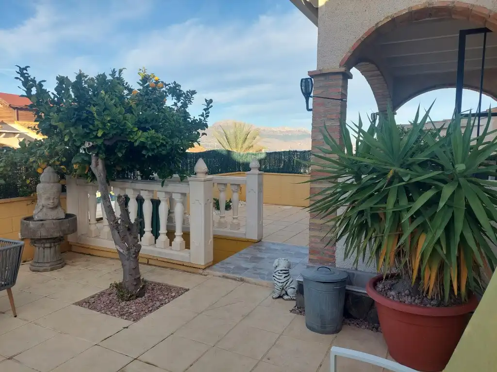Terrassa de Casa o xalet en venda en Benimantell amb Terrassa, Piscina i Forn