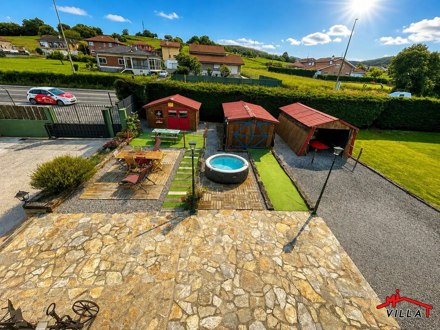 Terraza de Casa o chalet en venta en Bárcena de Cicero con Calefacción, Terraza y Amueblado