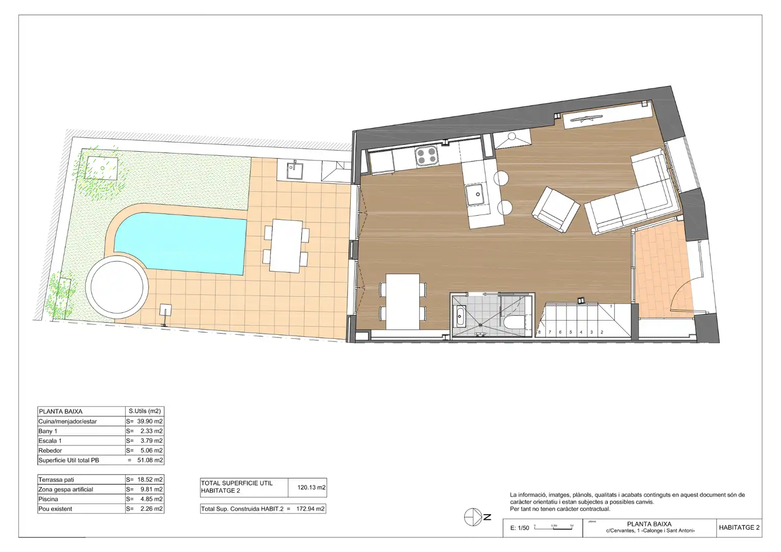Casa con terraza en venta en Carrer Cervantes, imagen 23
