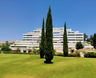 Exterior view of Planta baja for sale in Marbella  with Air Conditioner and Terrace