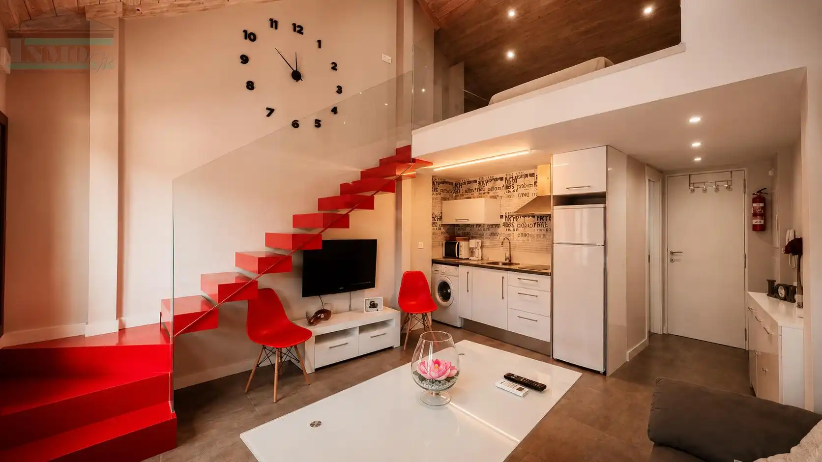Living room of Duplexes for rent in Granada  with Air Conditioner, Furnished and Washing machine