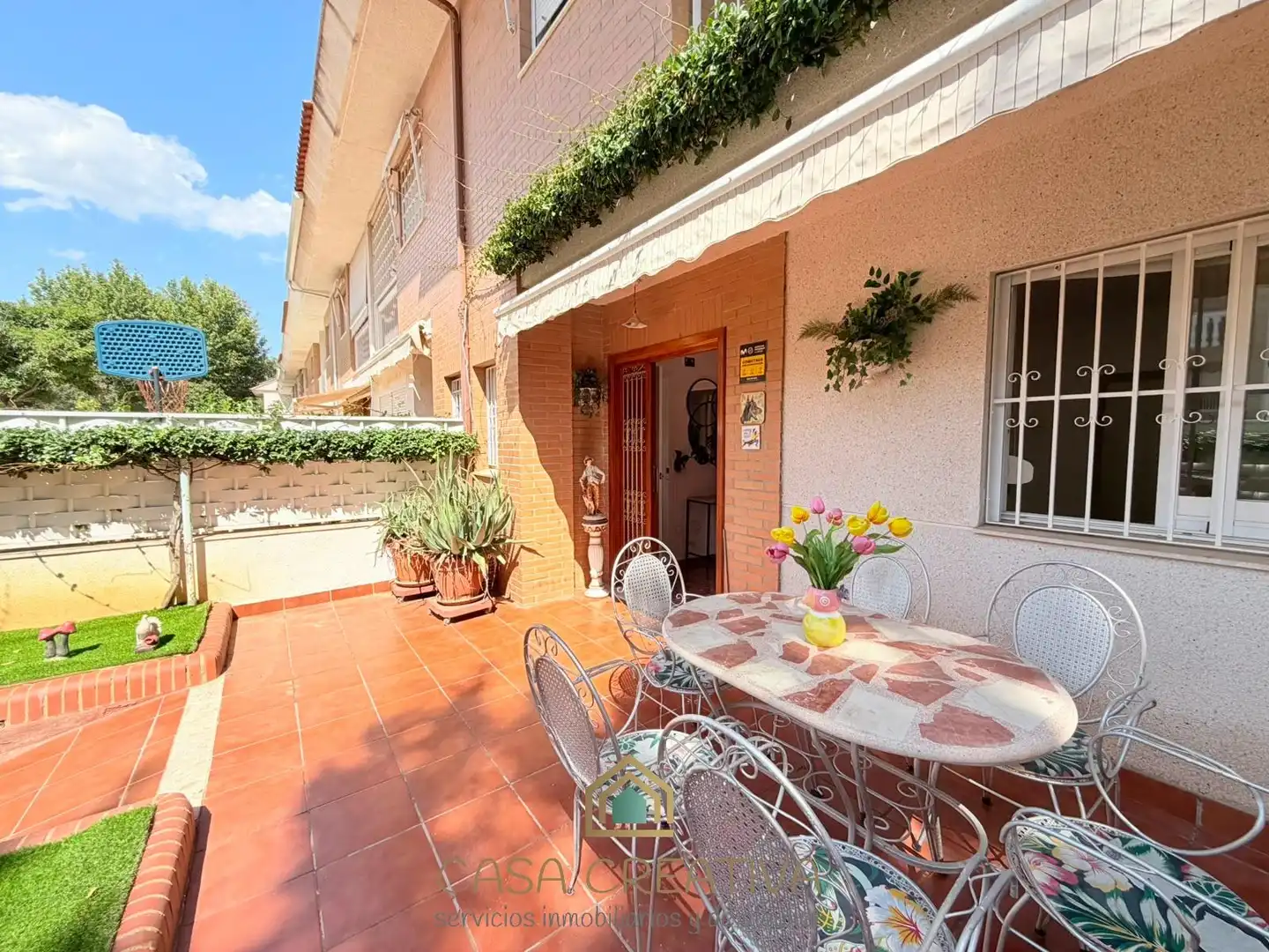 Terraza de Casa adosada en venta en Picanya con Jardín privado, Terraza y Trastero