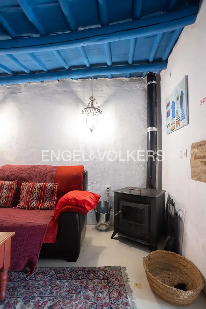 Sala de estar de Casa o chalet en venta en Cazalla de la Sierra con Calefacción, Amueblado y Balcón